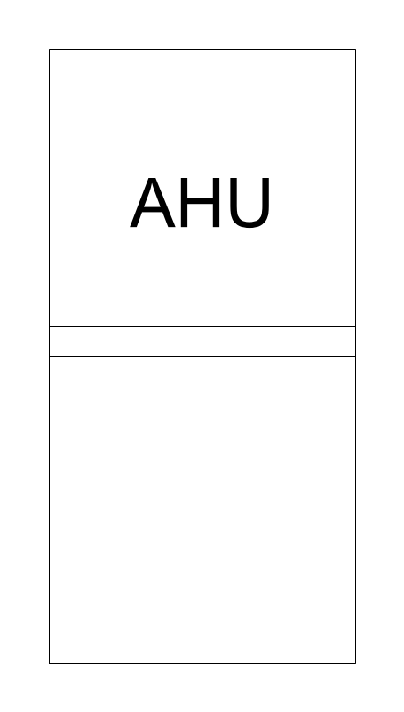 Air Handler plan view CAD block