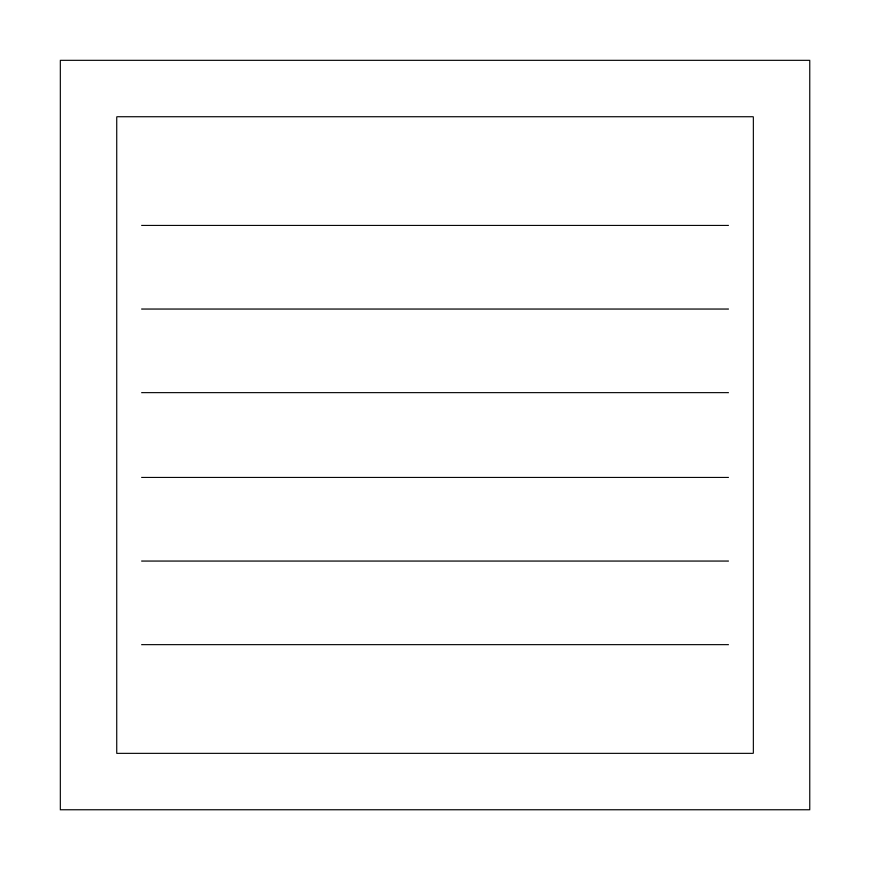 Square Grated Floor Drain plan view CAD block