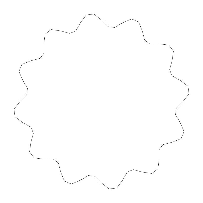 Shrub plan view CAD block